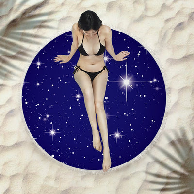 Toalla Redonda de Playa con Flecos Premium - Image 39