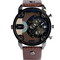 Reloj Deportivo Hombre Estilo Europeo Correa Acero Inoxidable Dial Grande