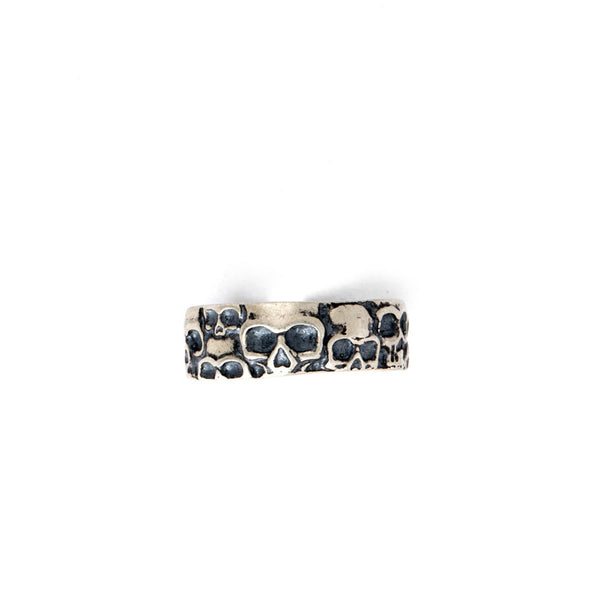 Anillo de Calavera en Plata de Ley Estilo Clásico - Image 2