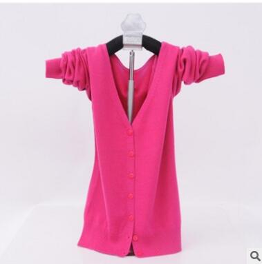 Cardigan de Cachemira Tejido para Mujer - Cuello V Elegante - Image 13
