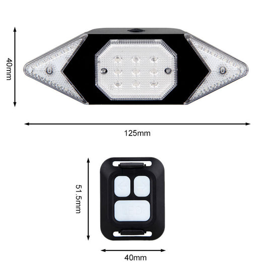 Luz Direccional USB Recargable para Bicicleta - Image 2