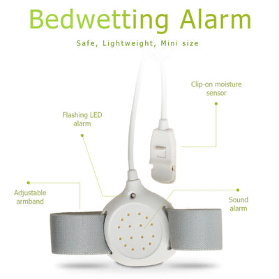 Alarma Nocturna con Luz y Anillo para Control de Enuresis Infantil