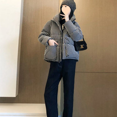Abrigo de Algodón Suelto para Otoño Invierno - Diseño Moderno y Versátil