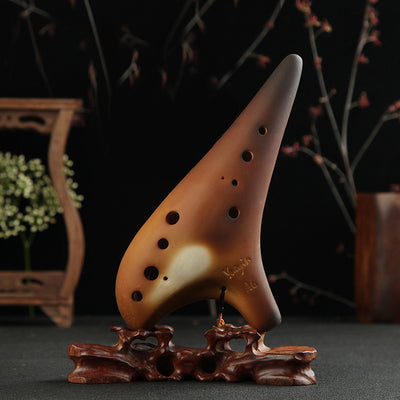 Ocarina Alto Sol Profesional de 12 Orificios - Instrumento de Viento Afinado