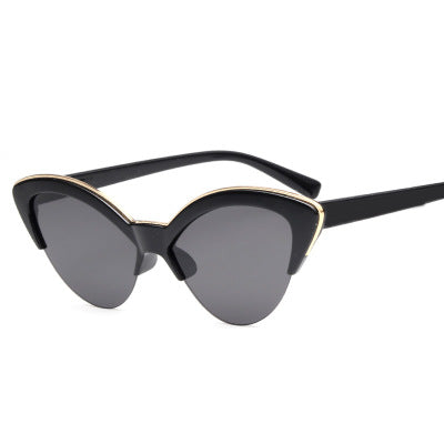 Purple cat-eye sunglasses with translucent frames and purple lenses, featuring a silver-tone accent. - Image 13
