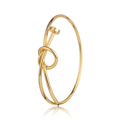 Pulsera de Cobre Tejida con Nudos y Tornillos - Image 10
