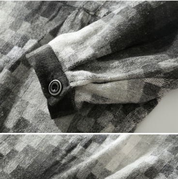 Camisa Cuadros Hombre Suelta Estilo Coreano - Image 3