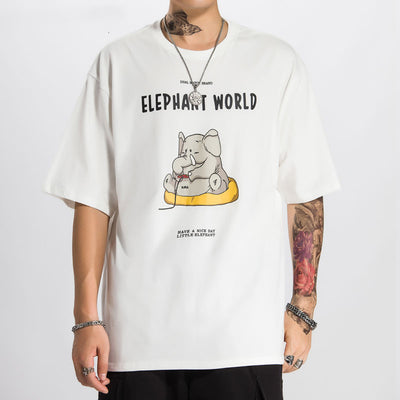Playera Infantil con Estampado de Elefantito Adorable