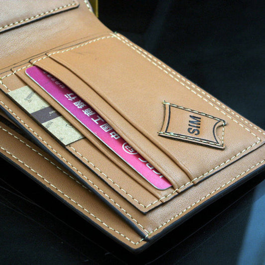Cartera para Hombre con Múltiples Ranuras Tarjetero Cuadros Creativo - Image 2