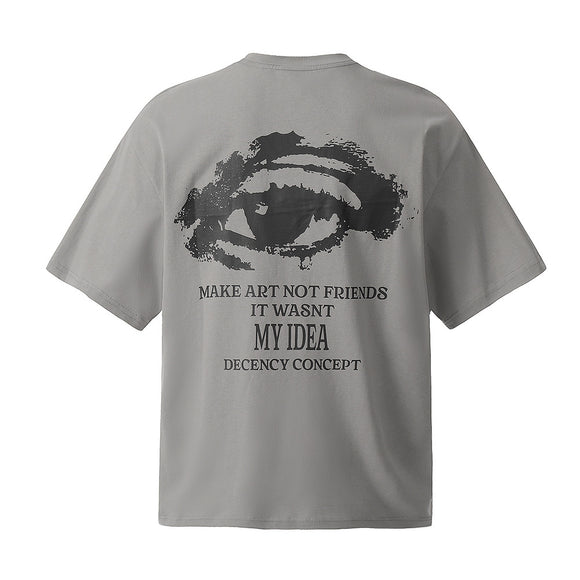 Camiseta Suelta Oversize para Hombre - Estilo Casual Moderno