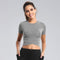 Playera Deportiva Ajustada para Yoga y Running