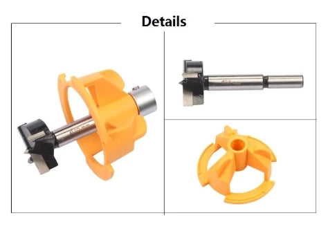 Guía de Taladro 35mm Estilo Copa para Kreg Jig - Localizador de Agujeros para Carpintería - Image 4