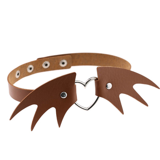 Collar Gótico Punk de Cuero PU - Estilo Devil Clavícula - Image 38