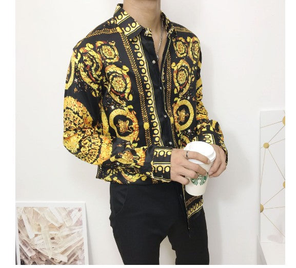 Camisa Casual Masculina de Estilo Moderno