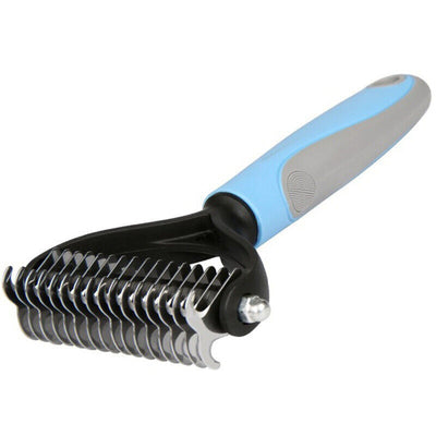 Peine Deshedding Doble Cara para Perros y Gatos - Rastrillo Desmantador Profesional - Image 12