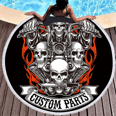 Toalla Redonda de Playa en Fibra Premium - Image 12
