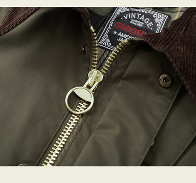 Chaqueta Trench Vintage Bedale en Cera - Estilo Clásico Inglés - Image 18