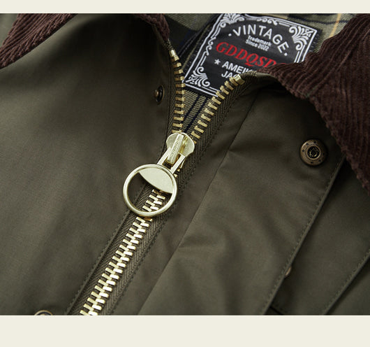 Chaqueta Trench Vintage Bedale en Cera - Estilo Clásico Inglés - Image 18