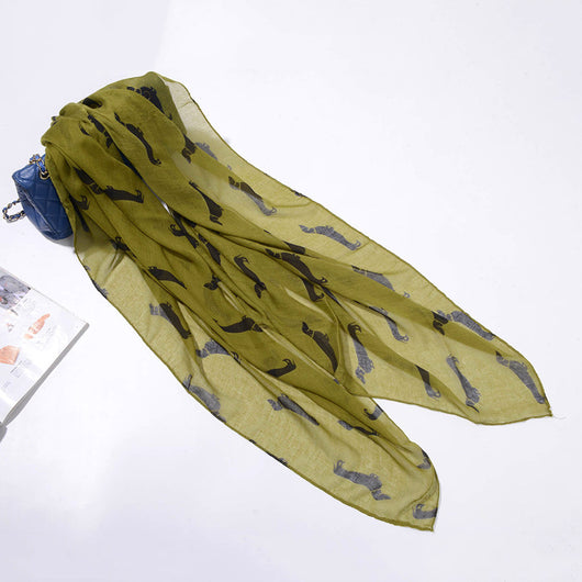 Pañuelo Playero Protector Solar con Estampado de Cachorros - Image 10