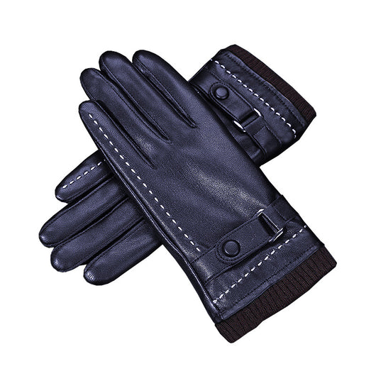 Guantes de Cuero Oveja con Pantalla Táctil - Image 5