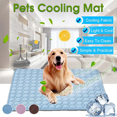 Colchoneta Refrigerante para Mascotas - Almohadilla Gel Frío