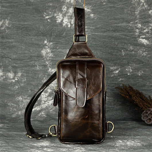 Bolsa de Pecho Doble Compartimento Gran Capacidad para Hombre - Image 7