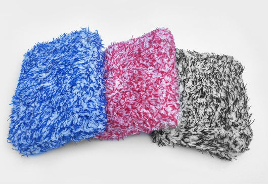 Esponja Microfibra Absorbente para Lavado de Auto - Toalla Coral Fleece Premium - Image 8