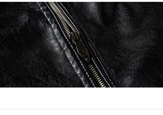 Chaqueta de Cuero Sintético PU para Hombre - Image 7