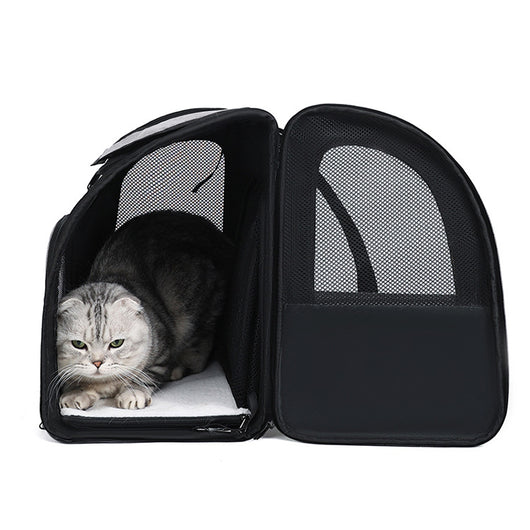 Mochila Transportadora para Gatos con Bolsa Extensible - Image 37