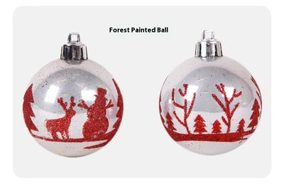 Bola de Navidad Roja Electrochapada - Adorno Colgante para Árbol - Image 21