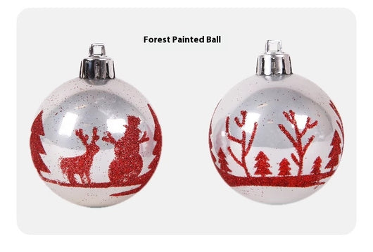 Bola de Navidad Roja Electrochapada - Adorno Colgante para Árbol - Image 21