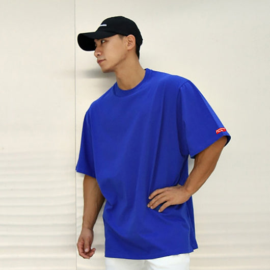 Playera Deportiva de Algodón Cuello Redondo Talla Grande - Image 9