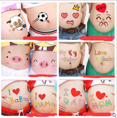 Pegatinas para Vientre de Embarazada - Accesorios de Fotos Profesionales - Image 4