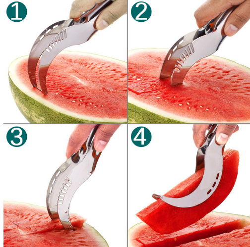 Cortador de Acero Inoxidable para Sandía, Melón y Frutas Tropicales - Image 8