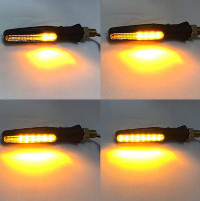 Juego de 4 Direccionales LED Secuenciales Universales para Motocicleta - Image 2