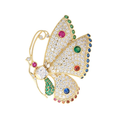 Broche de Mariposa con Circones de Colores - Image 3