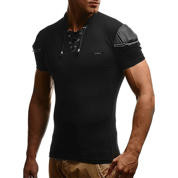 Playera Slim-Fit con Bloques de Color - Image 4