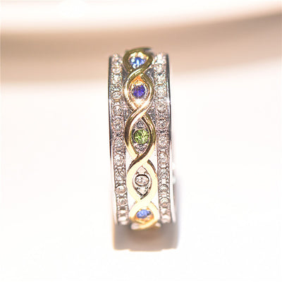 Anillo de Diamantes Bicolor Completo - Image 4