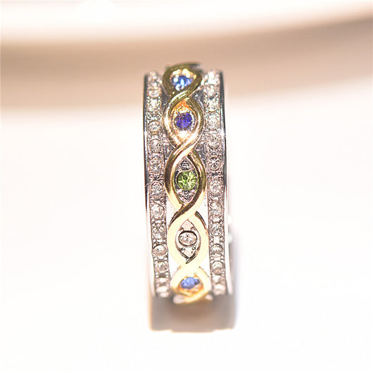 Anillo de Diamantes Bicolor Completo - Image 4