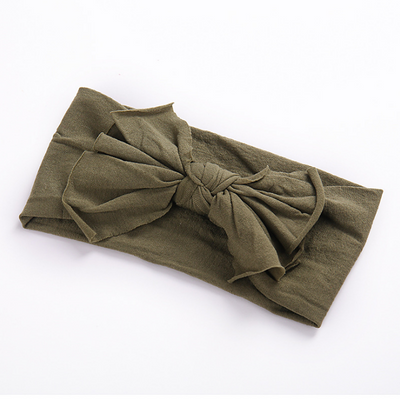 Diadema de Moño Tejida a Mano - Banda Ancha de Nylon para Cabello - Image 4
