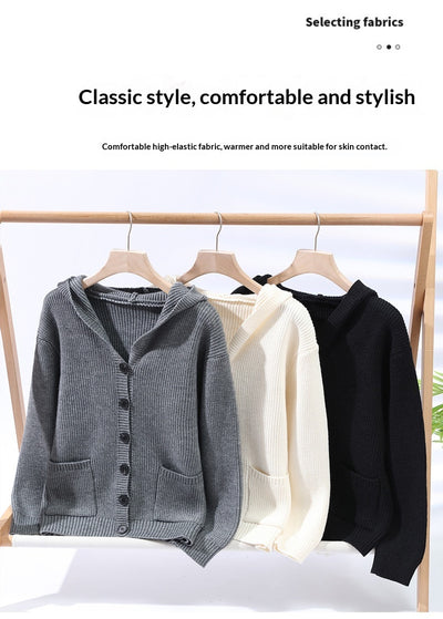 Cardigan de Punto con Solapa para Hombre - Estilo Moderno y Versátil - Image 13