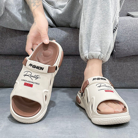 Sandalias Cómodas para Hombre - Pantuflas Deslizables de Verano
