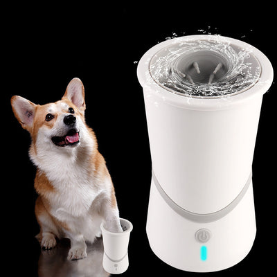 Lavador Eléctrico de Patas para Mascotas