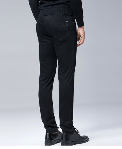 Pantalones Casuales Elásticos Hombre Talla Grande - Corte Recto Slim Fit - Image 4