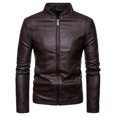 Chaqueta de Cuero PU Talla Grande Estilo Inglés - Image 7