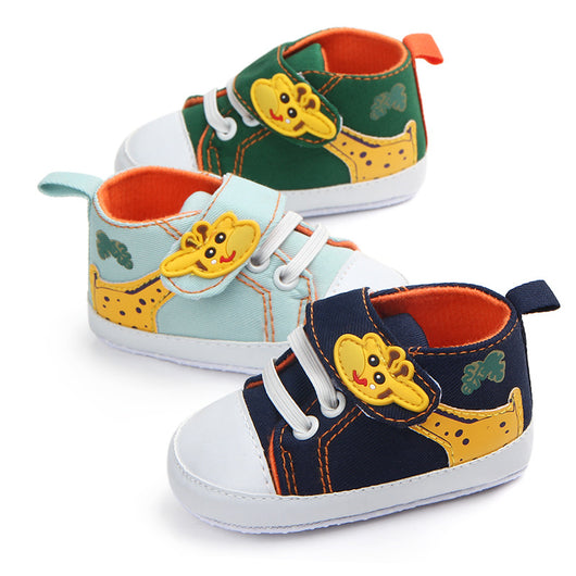 Zapatos para bebé con patrón de jirafa