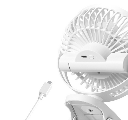 Ventilador USB Silencioso Portátil con Clip - Mini Abanico de Escritorio y Pared - Image 4