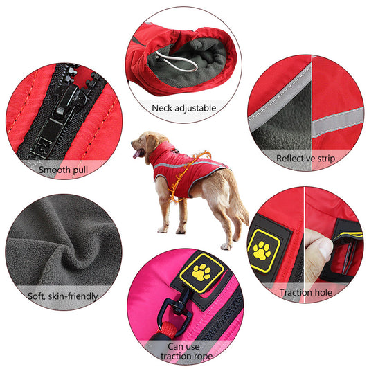 Abrigo Impermeable para Perros - Chaqueta Térmica Resistente al Viento - Image 2