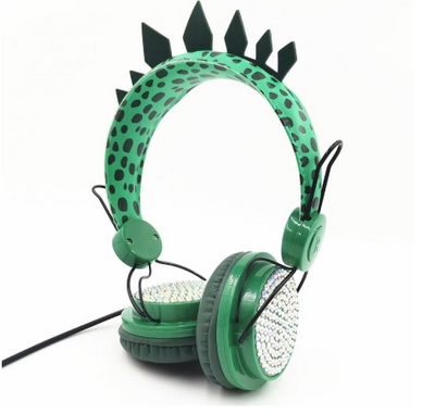 Auriculares Infantiles Dinosaurio Verde - Image 6
