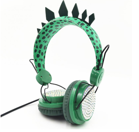 Auriculares Infantiles Dinosaurio Verde - Image 6